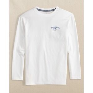 Southern Tide White Long Sleeve Tee